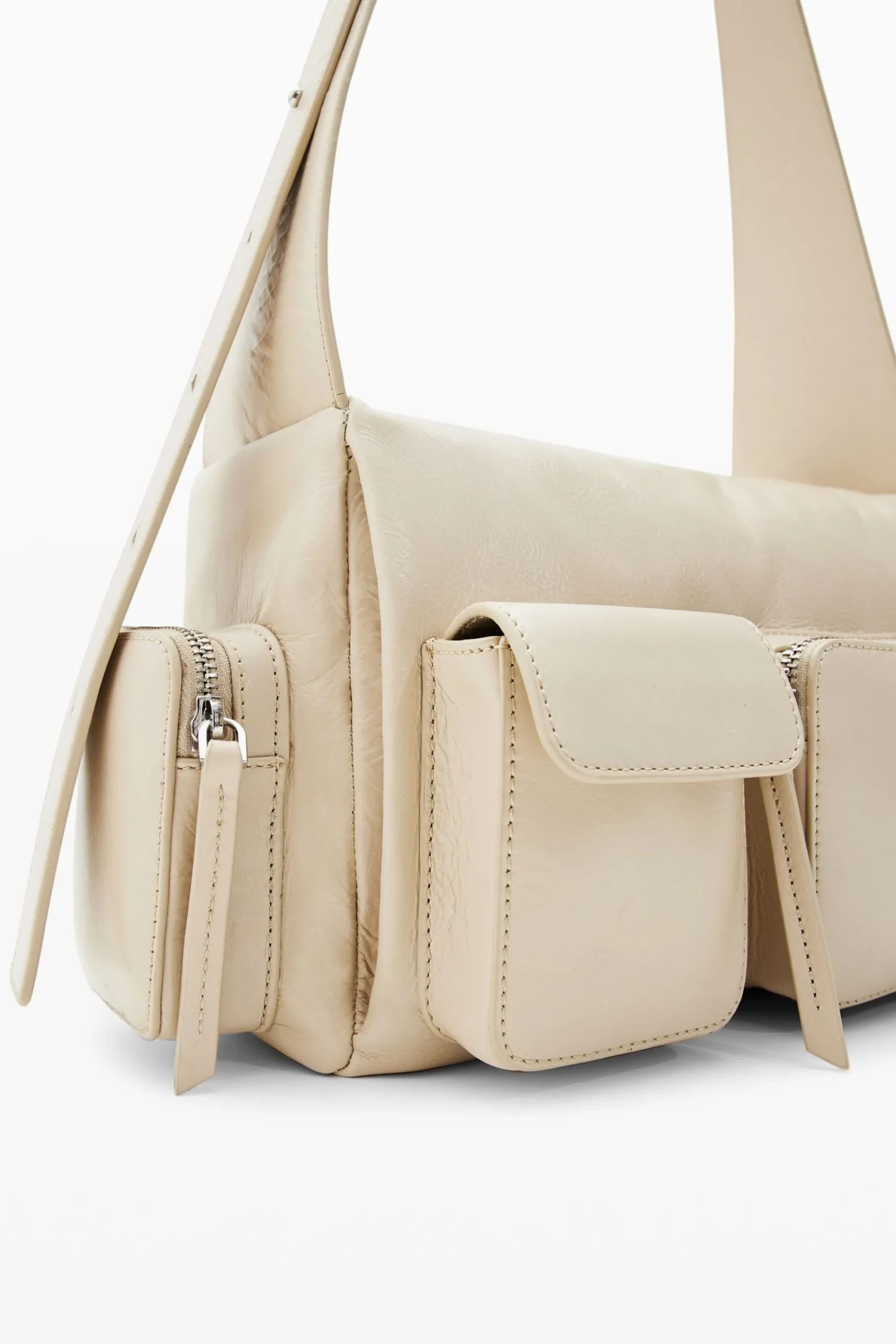 Bolsos|Bolsos De Piel-Desigual Bolso mediano piel bolsillos