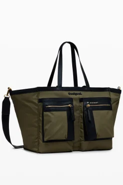 Bolsos|Bolsos Shopper-Desigual Bolso nylon multibolsillo