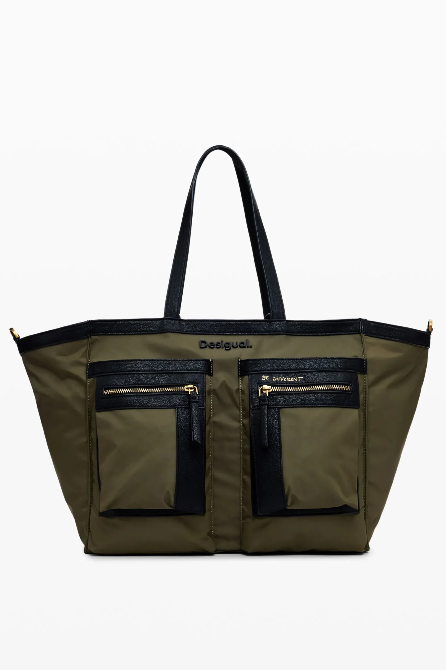Bolsos|Bolsos Shopper-Desigual Bolso nylon multibolsillo