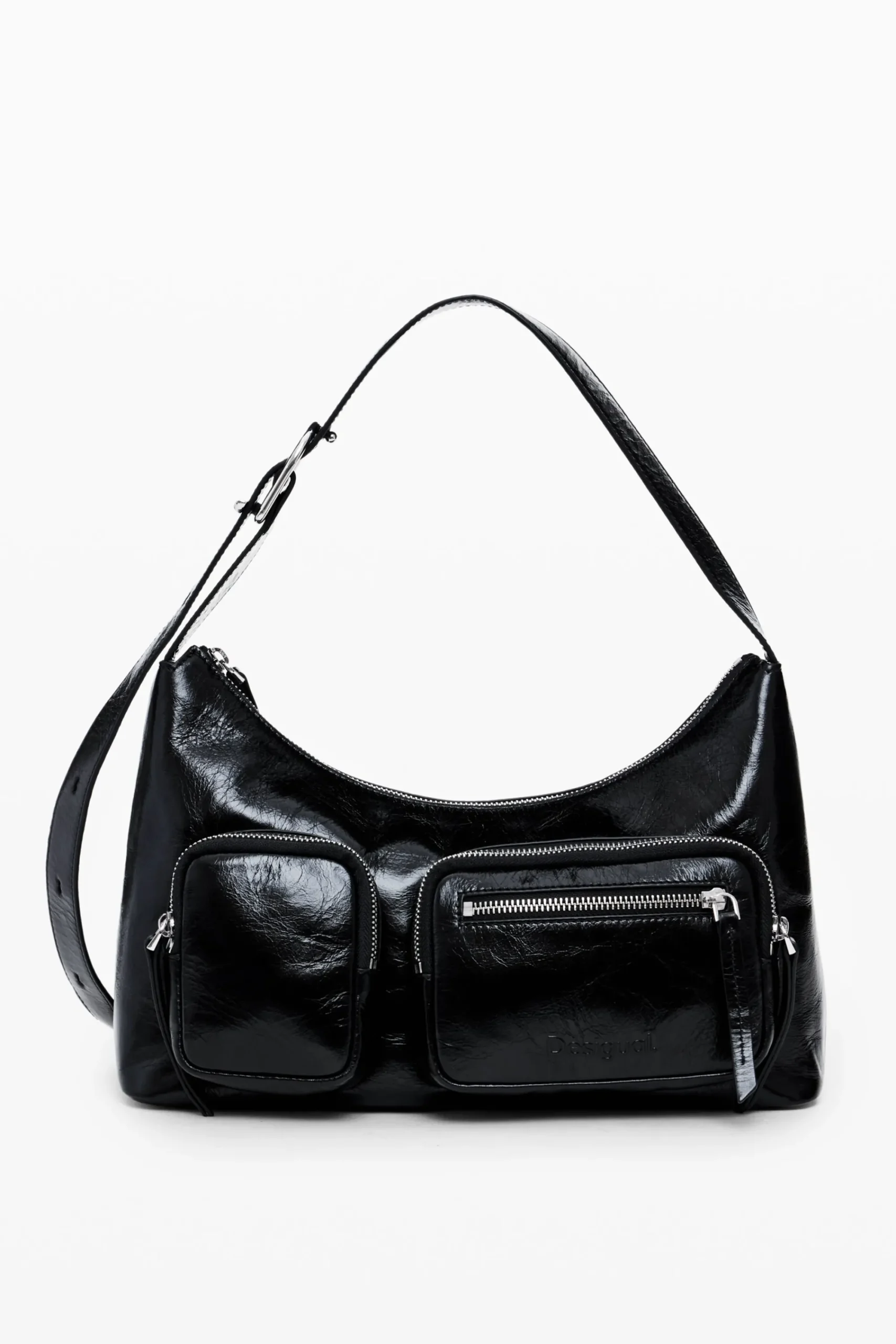 Bolsos|Bolsos De Piel-Desigual Bolso piel bolsillos