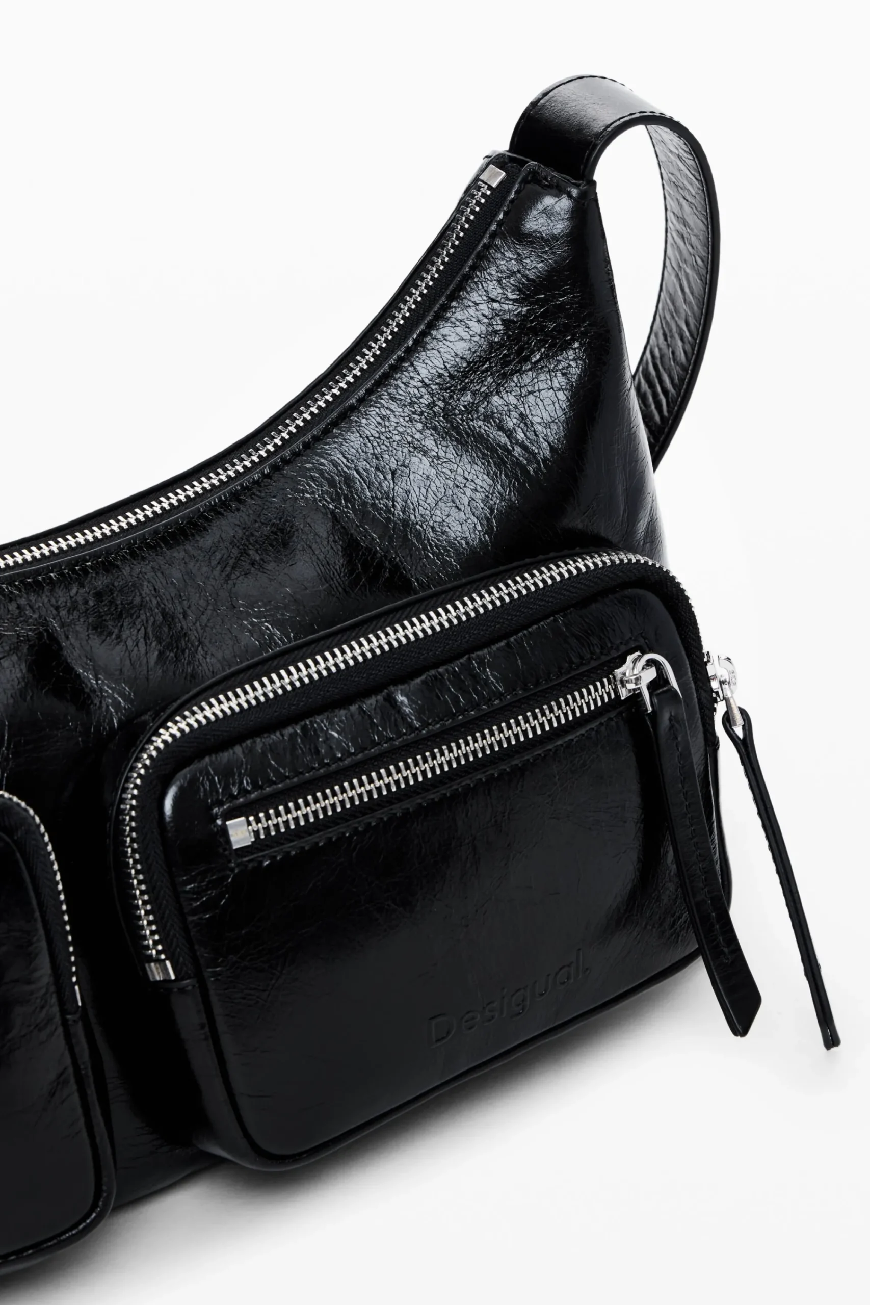 Bolsos|Bolsos De Piel-Desigual Bolso piel bolsillos