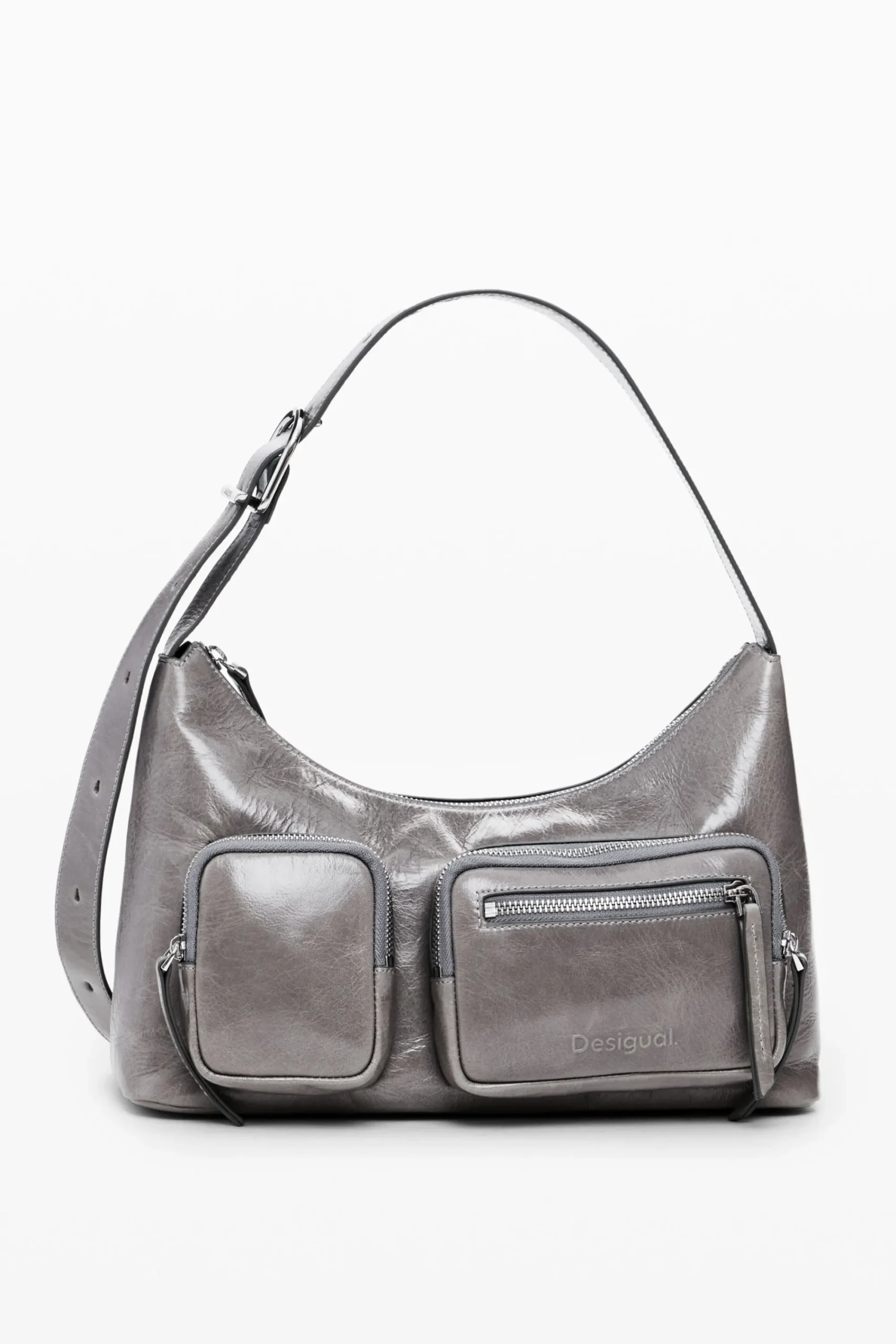 Bolsos|Bolsos De Piel-Desigual Bolso piel bolsillos