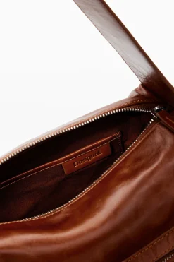 Bolsos|Bolsos De Piel-Desigual Bolso piel M bolsillos