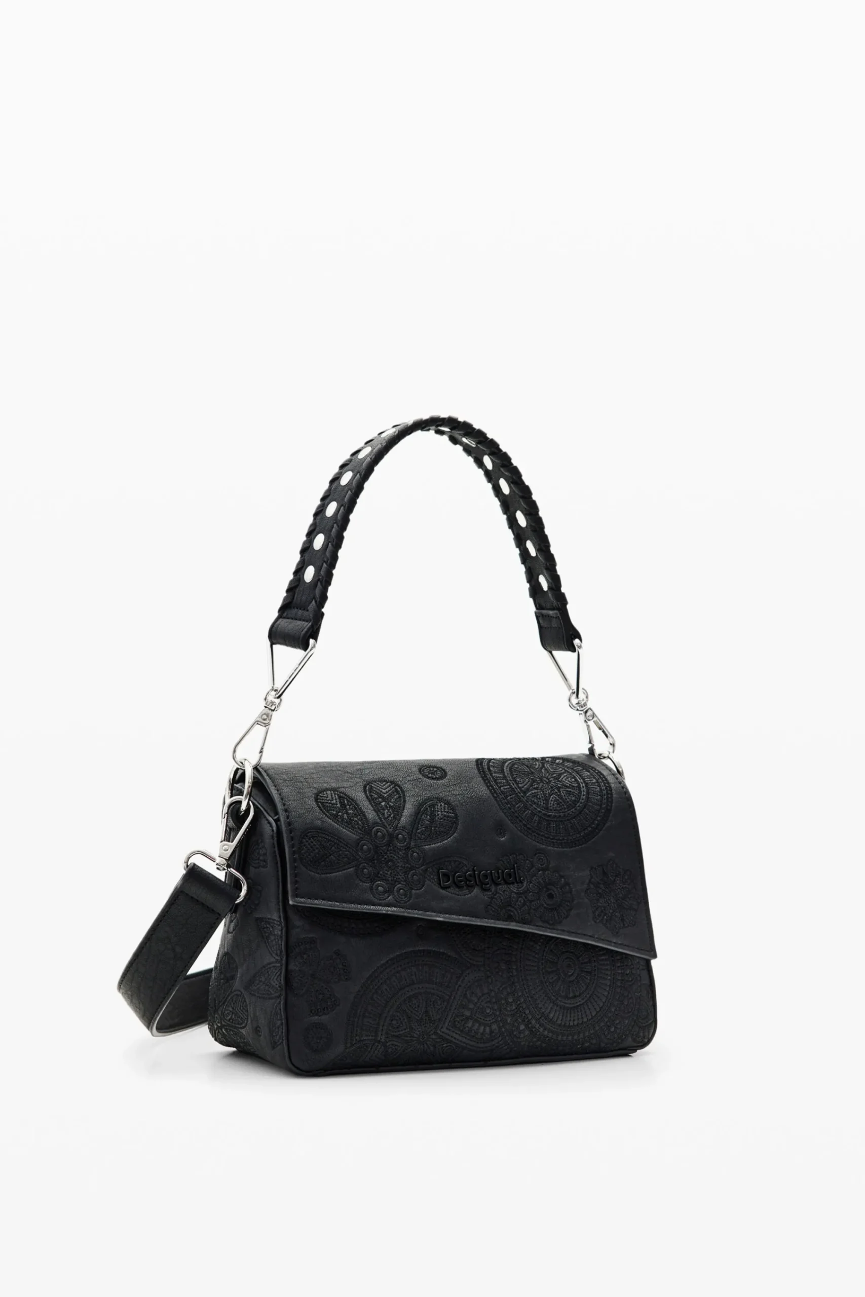 Bolsos|Bolsos De Mano-Desigual Bolso S bordado tachuelas