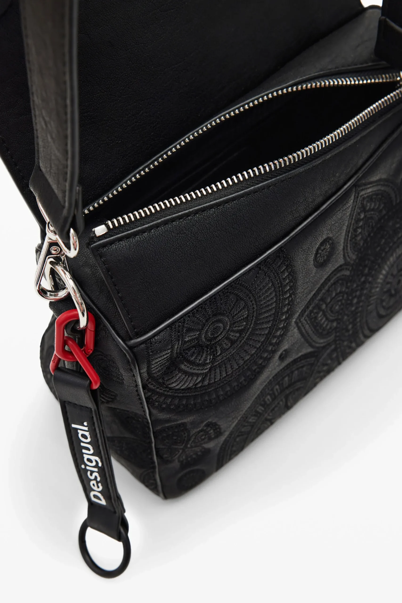 Bolsos|Bolsos De Mano-Desigual Bolso S bordado tachuelas