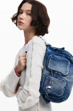 Bolsos-Desigual Bolso S denim