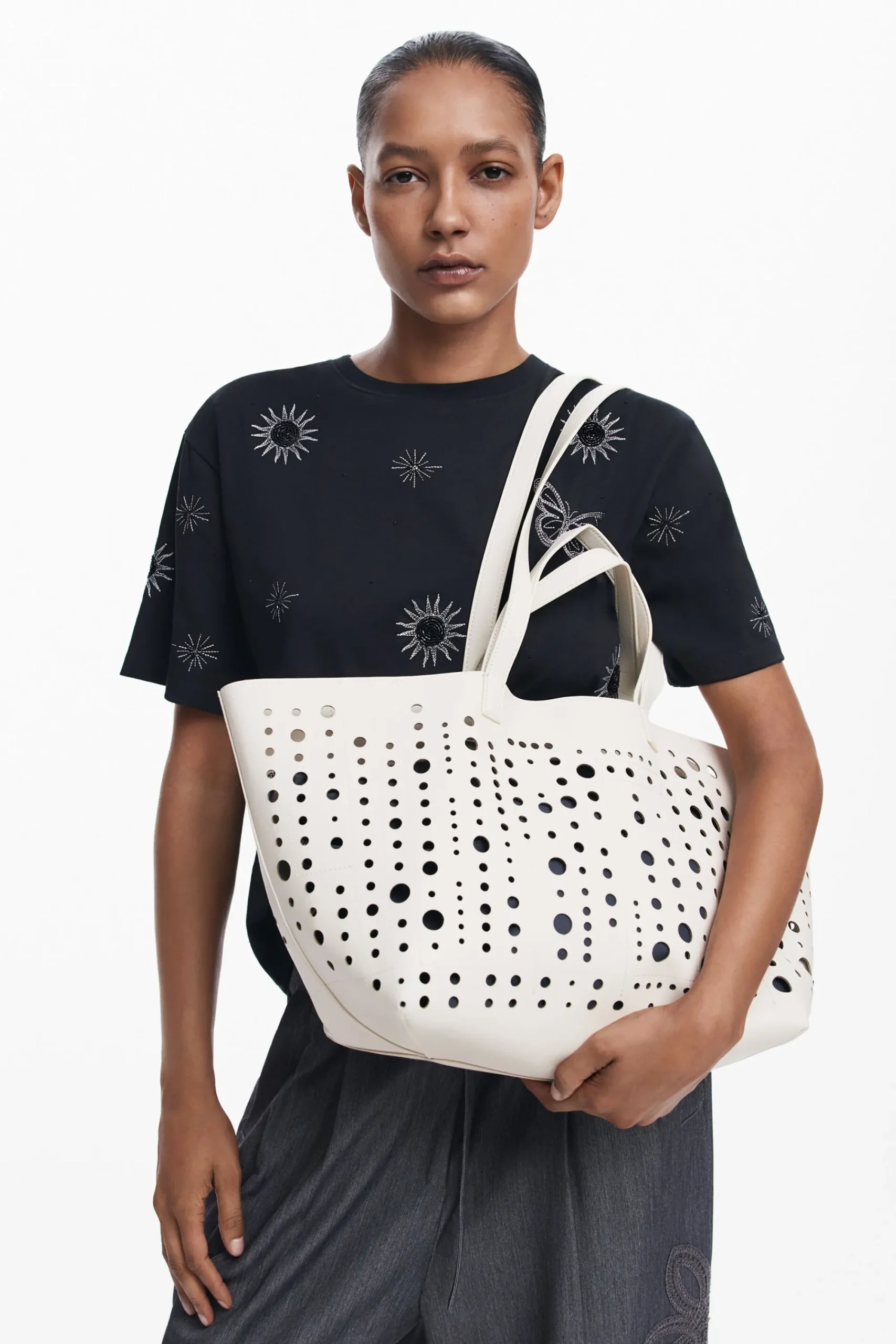 Bolsos|Bolsos Shopper-Desigual Bolso shopper círculos