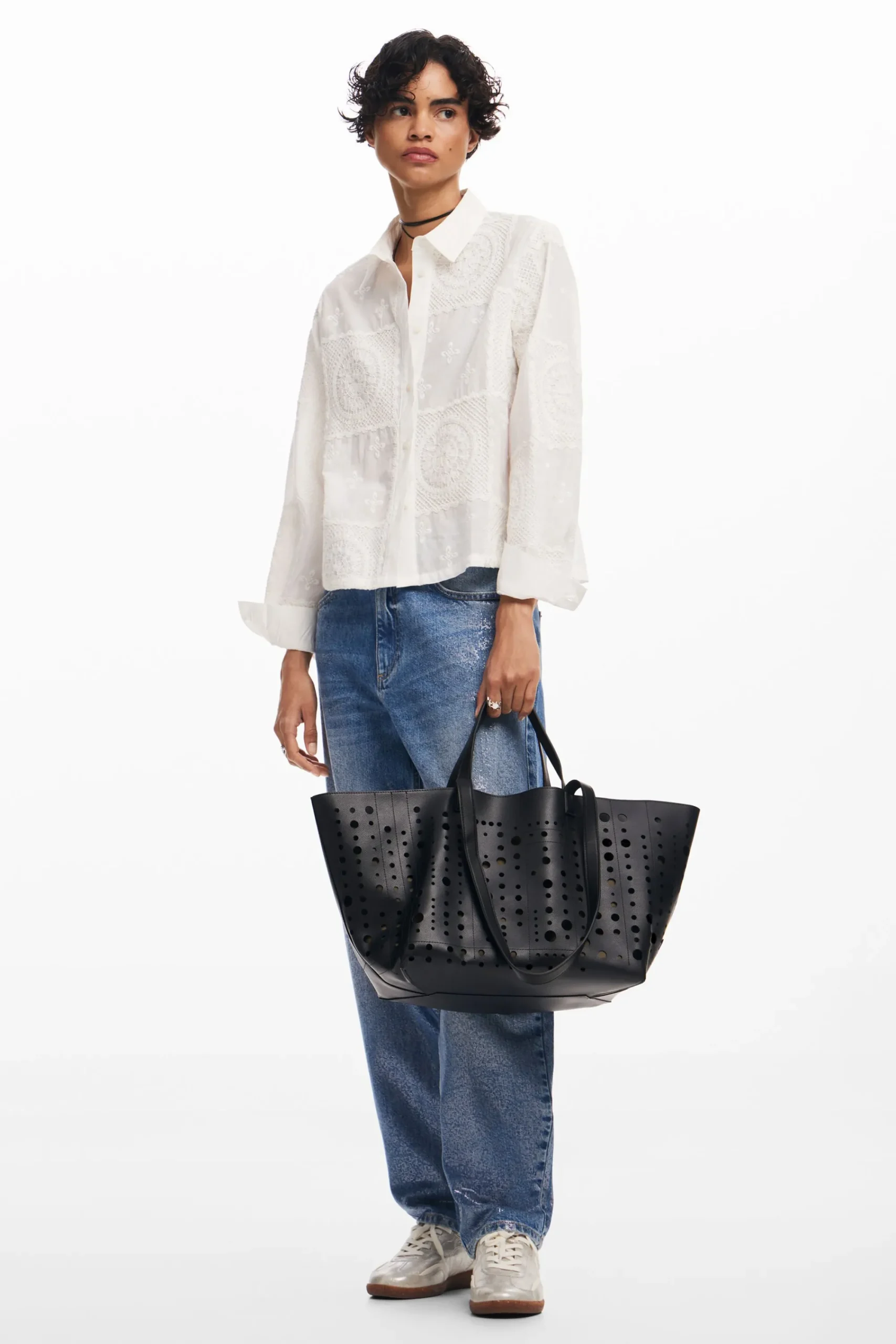 Bolsos|Bolsos Shopper-Desigual Bolso shopper círculos