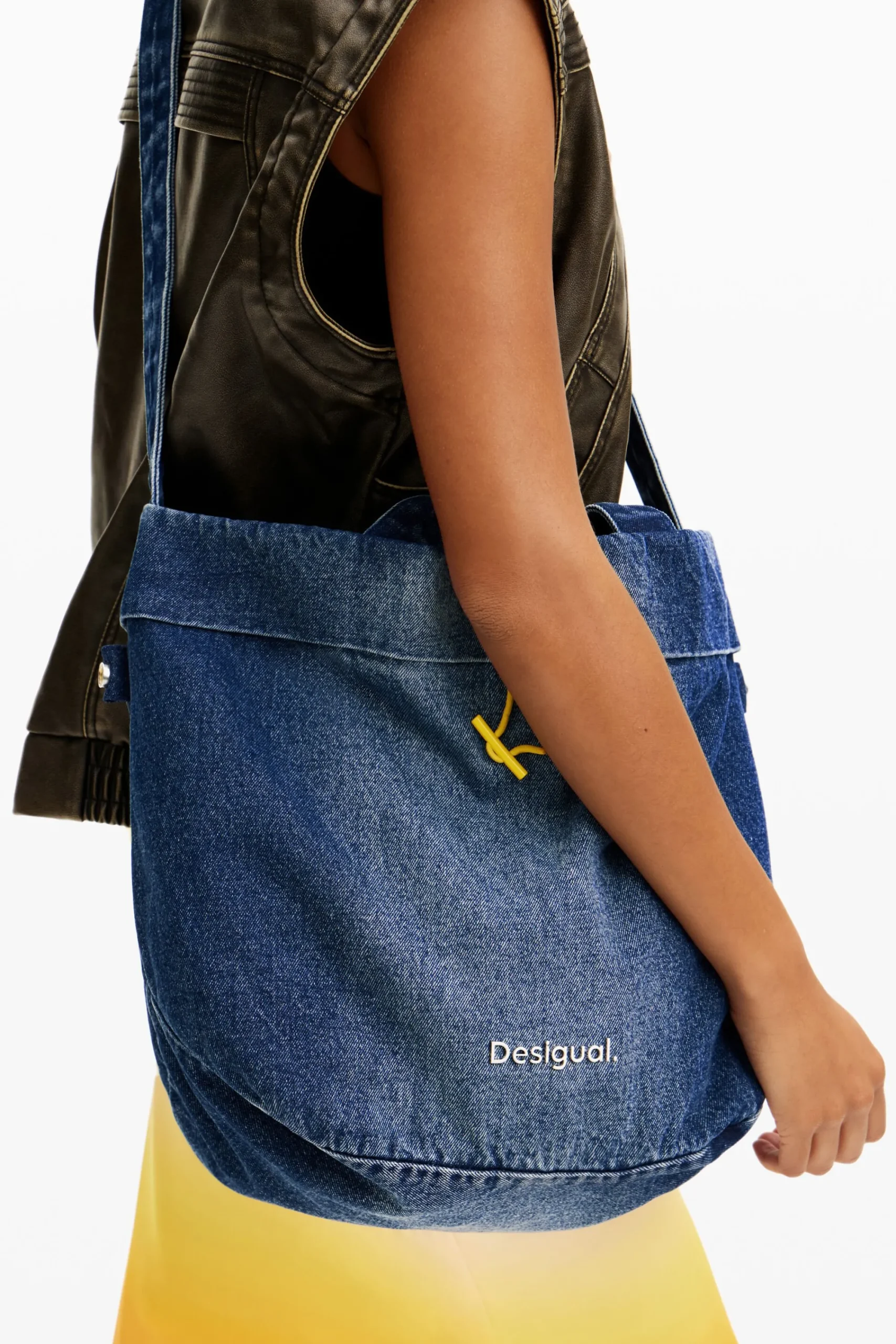 Bolsos|Bolsos Shopper-Desigual Bolso shopper L reversible denim