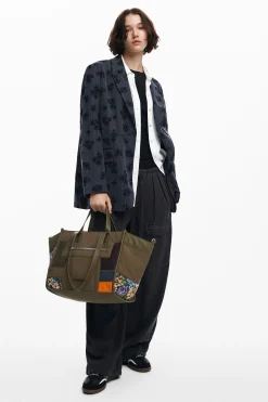 Bolsos-Desigual Bolso shopper patch
