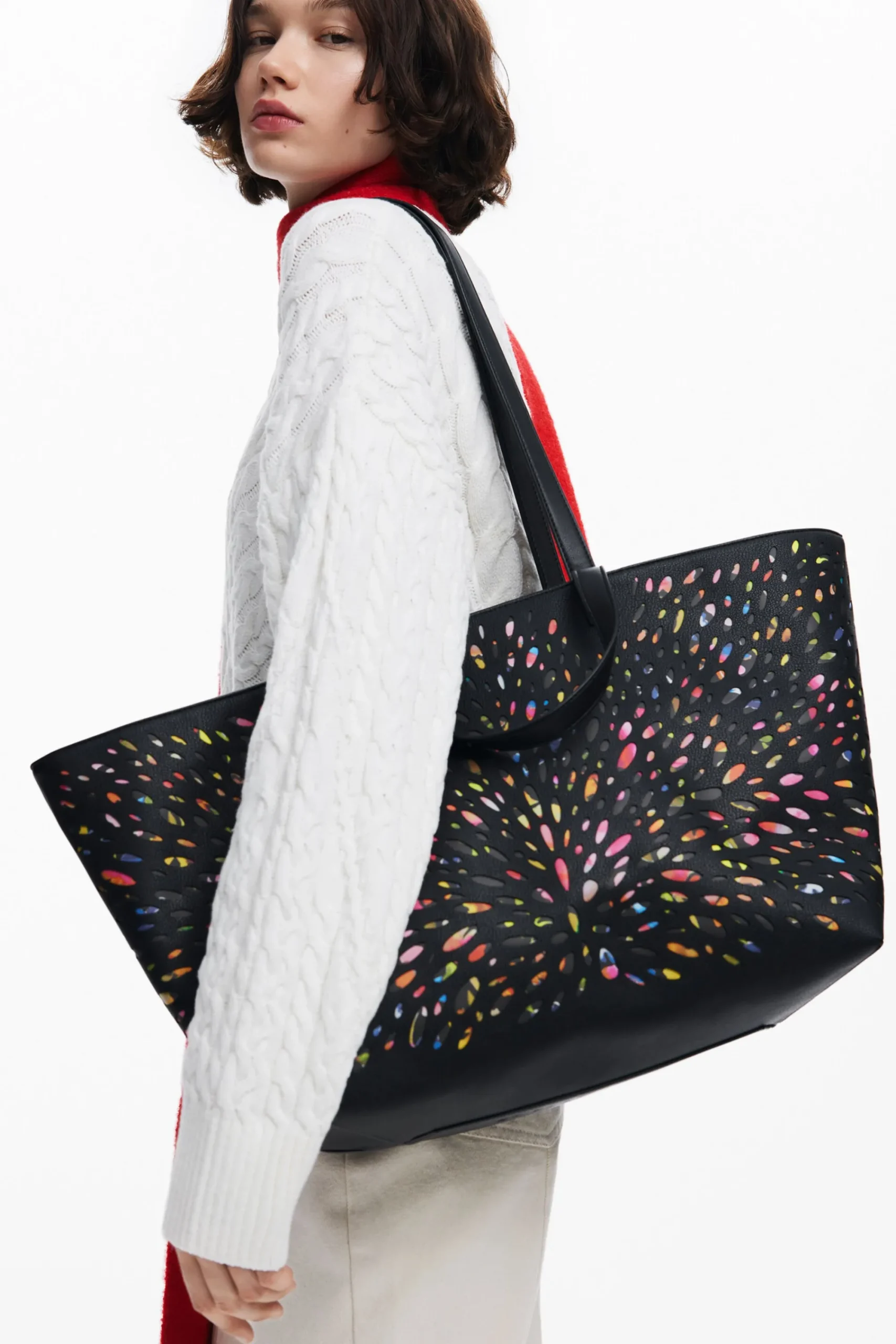 Bolsos|Bolsos Shopper-Desigual Bolso troquelado