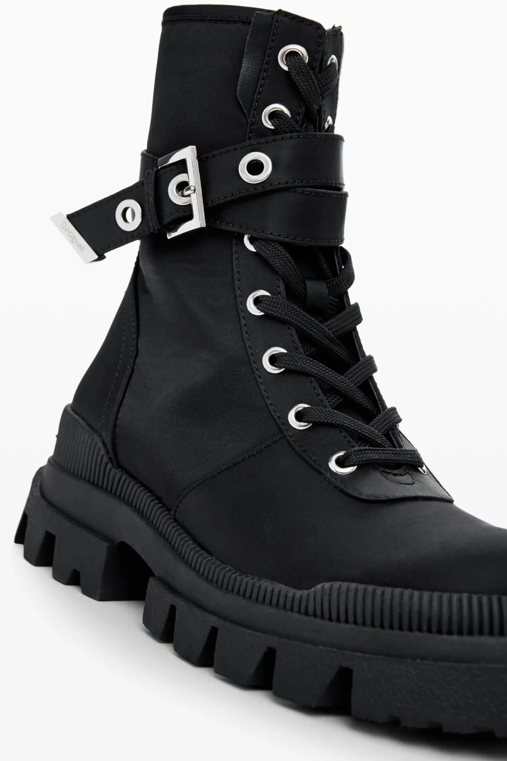 Zapatos-Desigual Bota militar