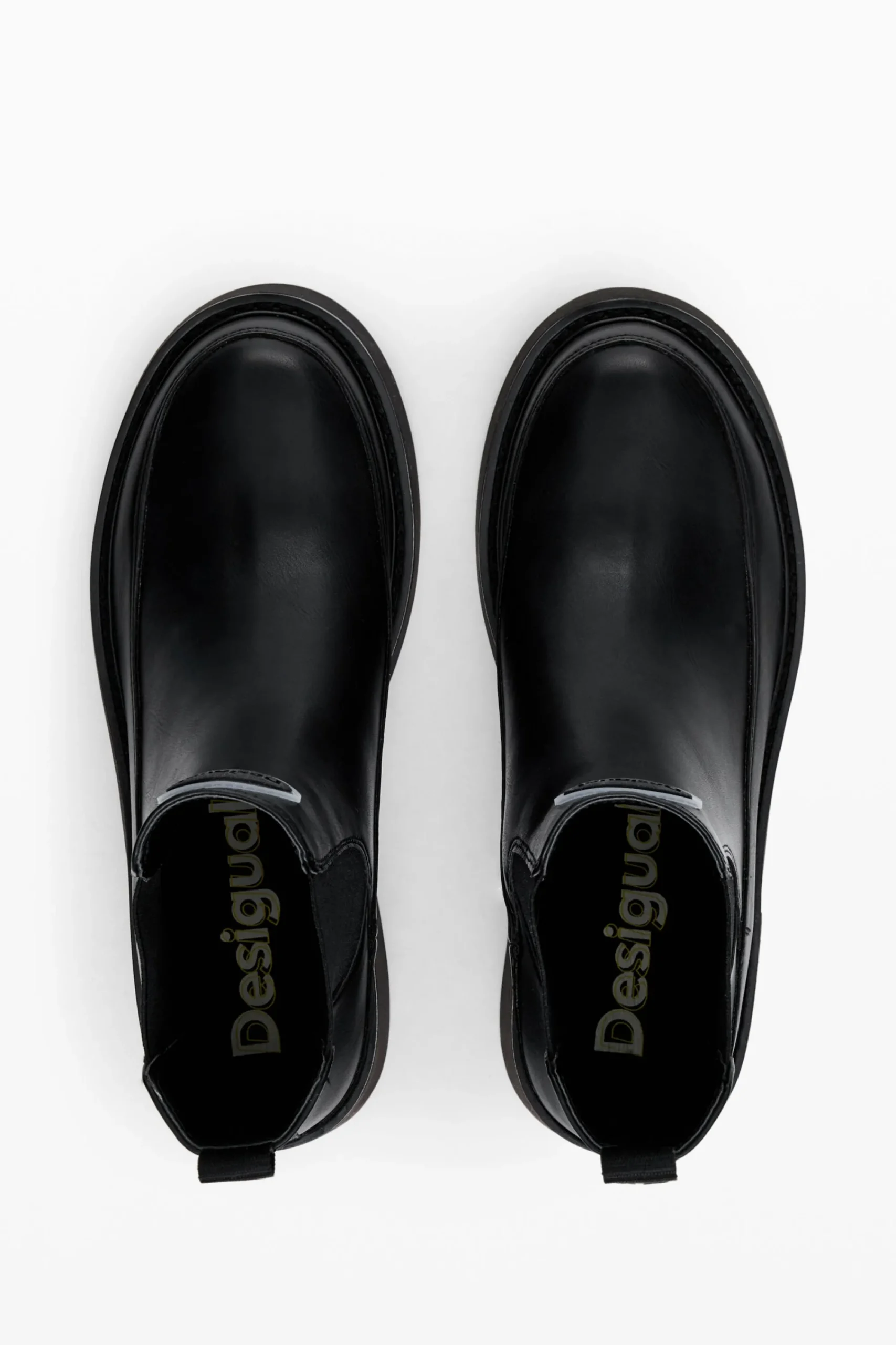 Zapatos-Desigual Botín efecto piel
