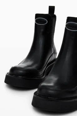 Zapatos-Desigual Botín efecto piel