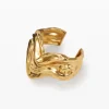 Joyería-Desigual Brazalete corazón baño oro Zalio