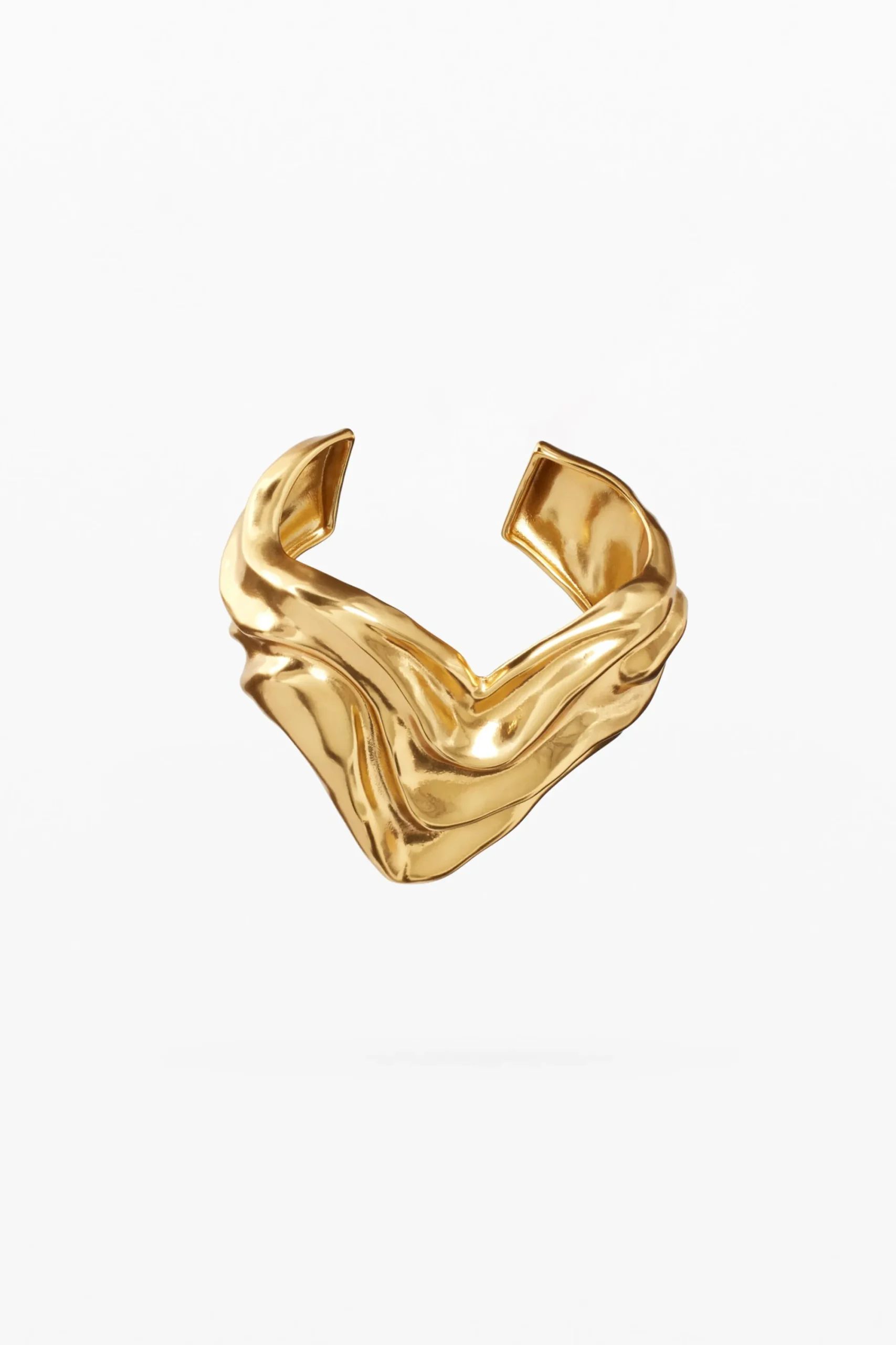 Joyería-Desigual Brazalete corazón baño oro Zalio