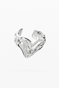 Joyería-Desigual Brazalete corazón baño plata Zalio