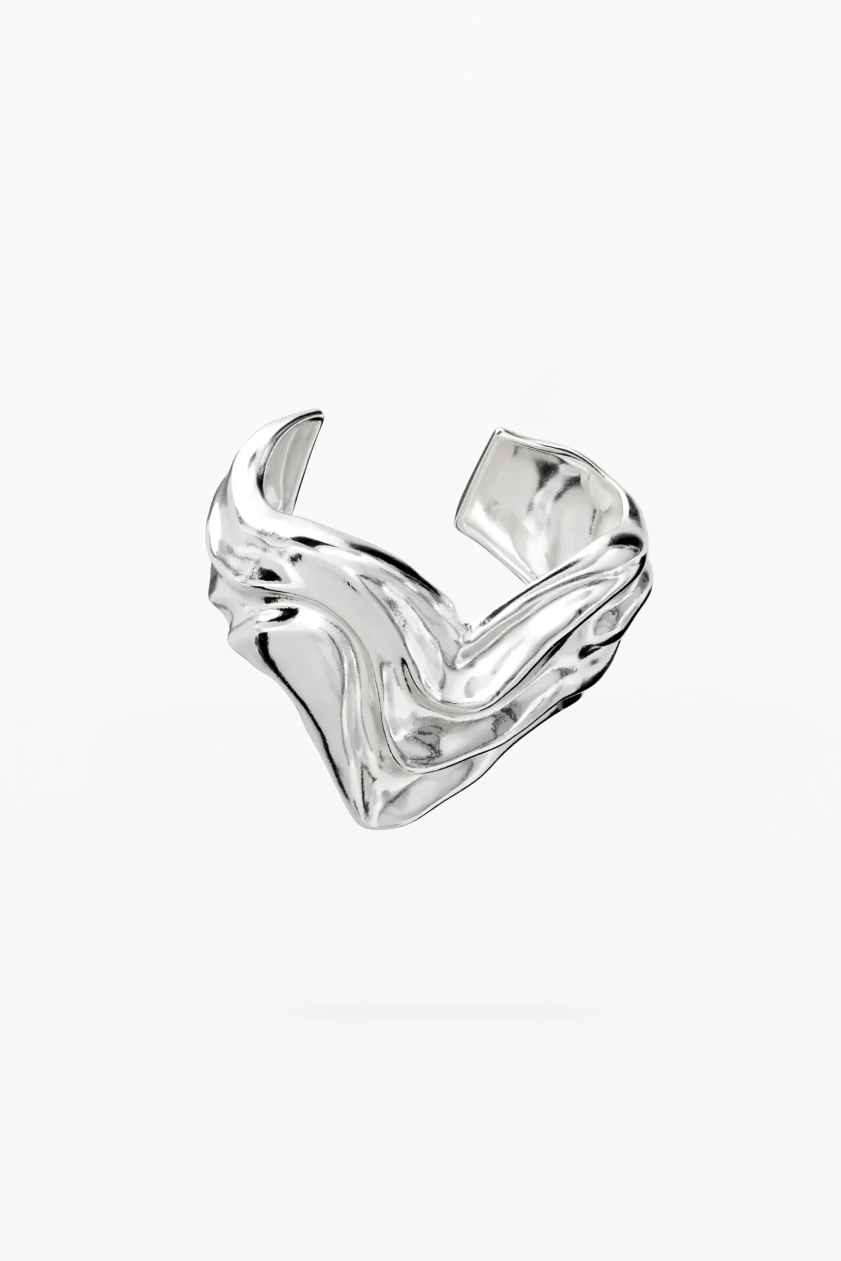 Joyería-Desigual Brazalete corazón baño plata Zalio