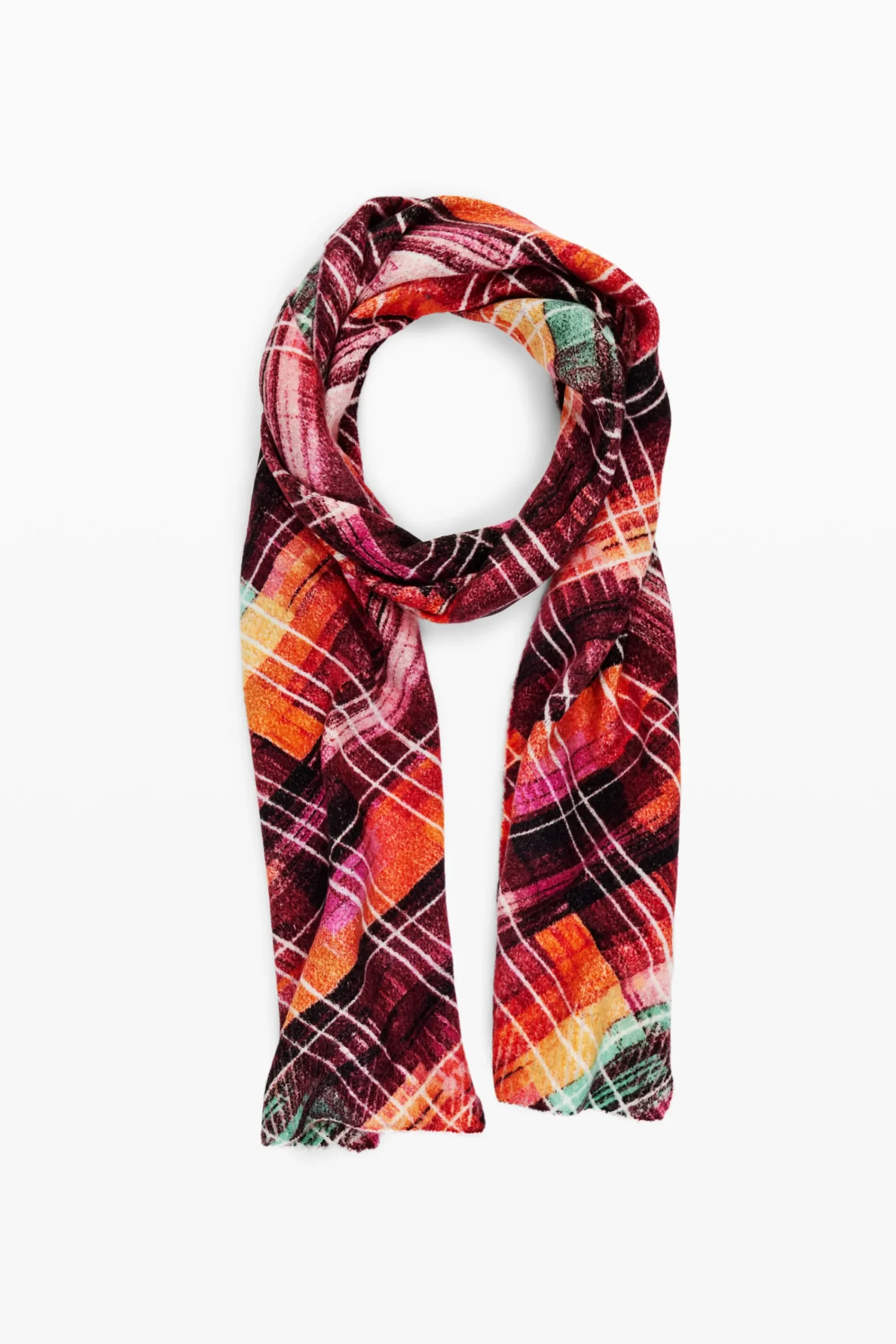 Bufandas Y Pañuelos|Ropa De Punto-Desigual Bufanda flecos multicolor