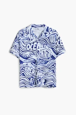 Camisetas-Desigual Camisa azul American Magic