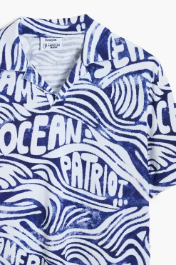 Camisetas-Desigual Camisa azul American Magic