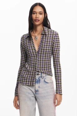 Camisas Y Blusas-Desigual Camisa de cuadros