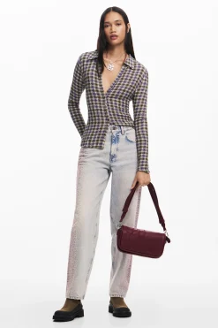 Camisas Y Blusas-Desigual Camisa de cuadros
