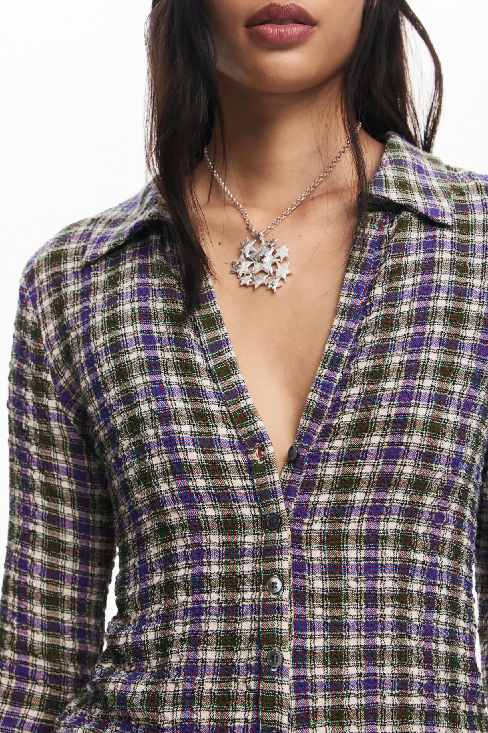 Camisas Y Blusas-Desigual Camisa de cuadros