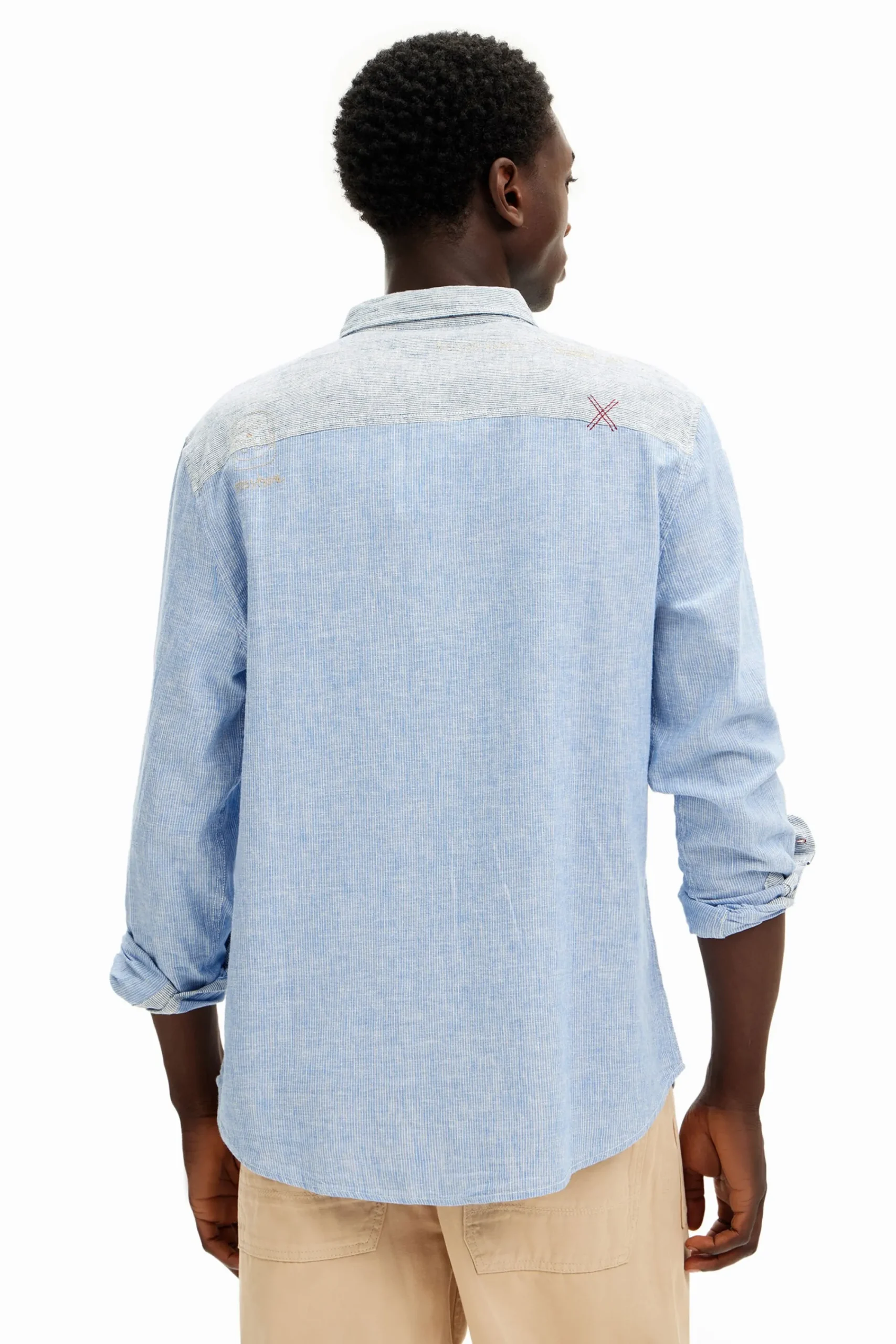 Camisetas|Camisas-Desigual Camisa de manga larga grunge