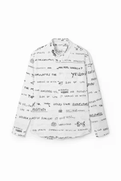 Camisetas|Camisas-Desigual Camisa de manga larga lettering