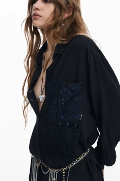Camisas Y Blusas-Desigual Camisa detallle bolsillo