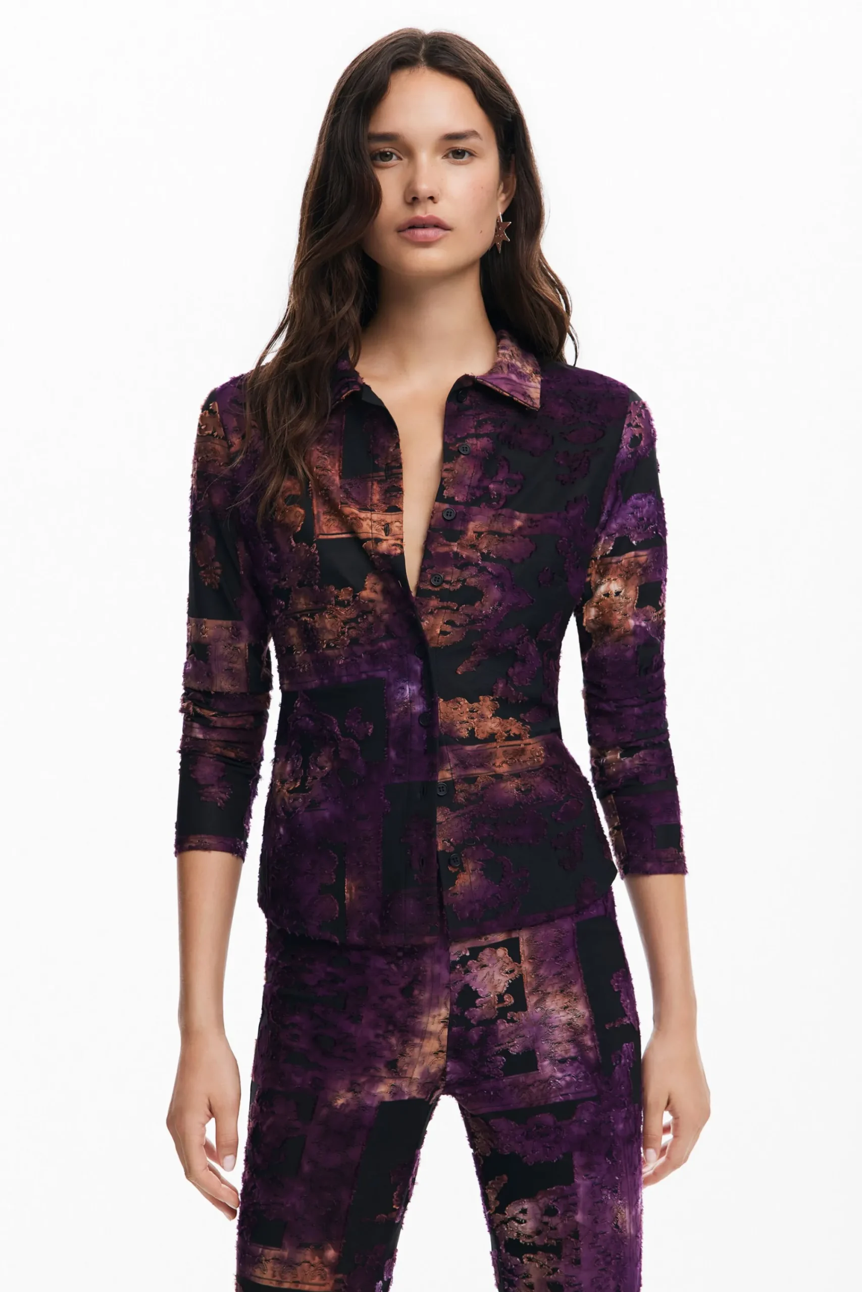 Camisas Y Blusas|Camisetas-Desigual Camisa difuminados