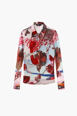 Camisas Y Blusas|Camisetas-Desigual Camisa estampada M. Christian Lacroix