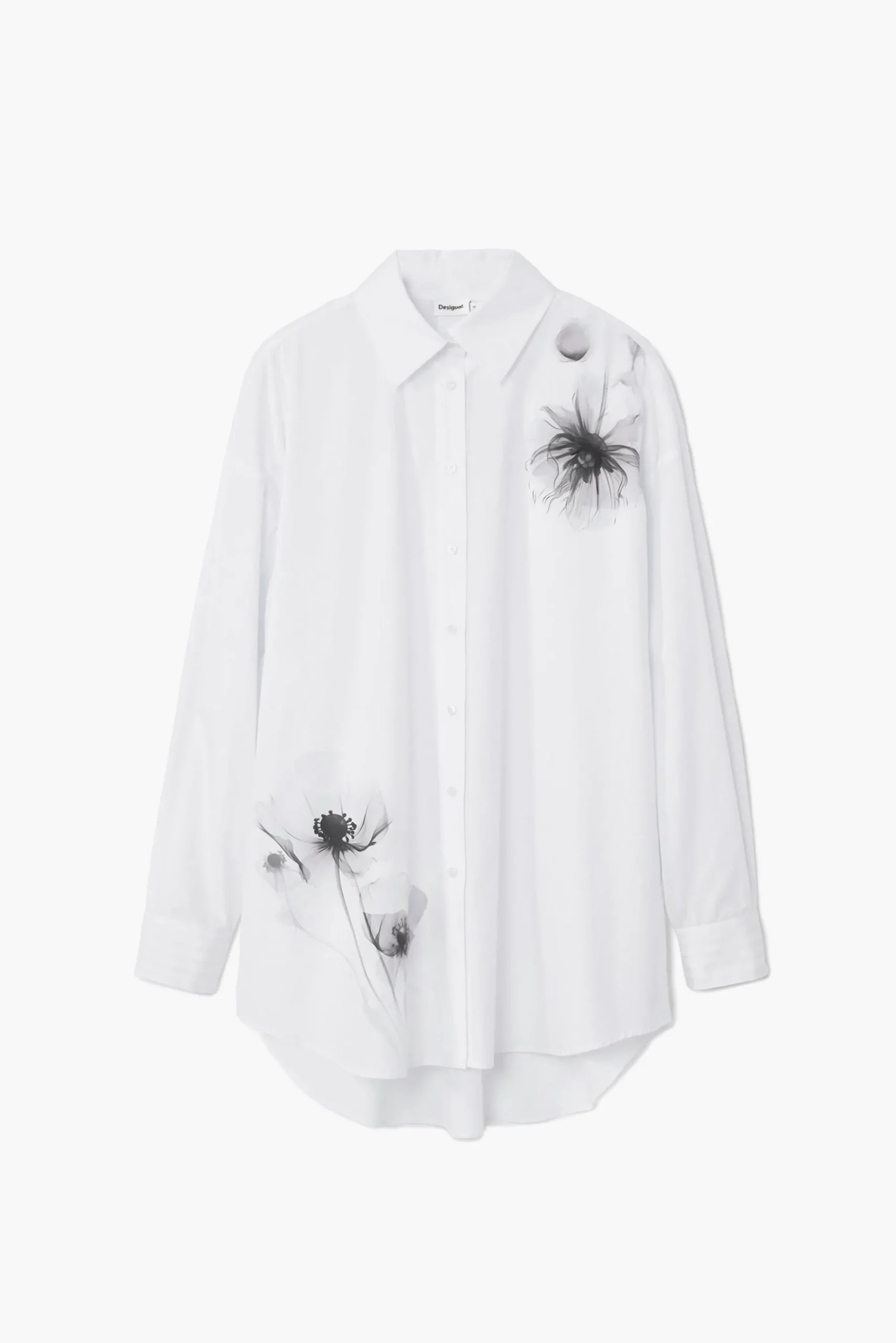 Camisas Y Blusas-Desigual Camisa estampado amapolas