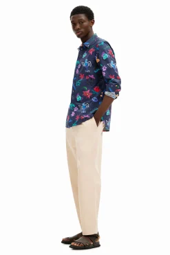 Camisetas|Camisas-Desigual Camisa estampado floral