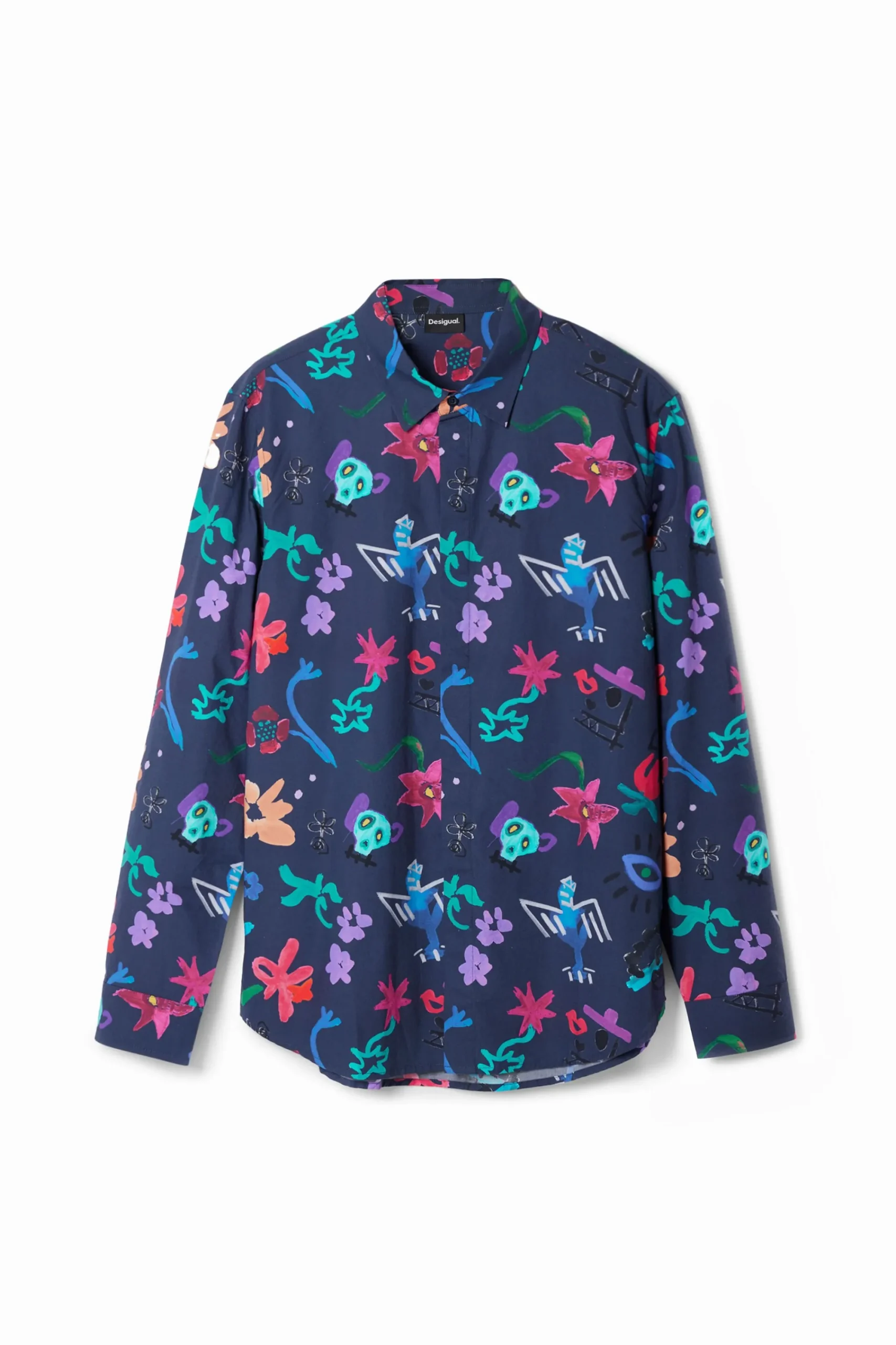 Camisetas|Camisas-Desigual Camisa estampado floral