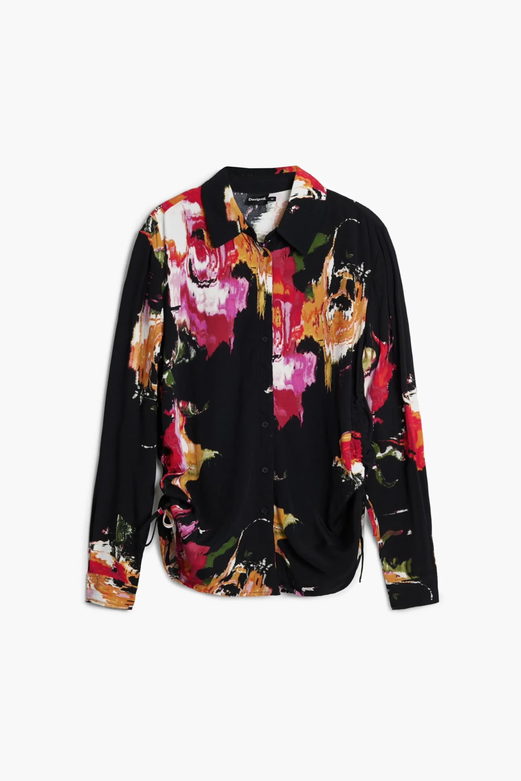 Camisas Y Blusas-Desigual Camisa estampado flores