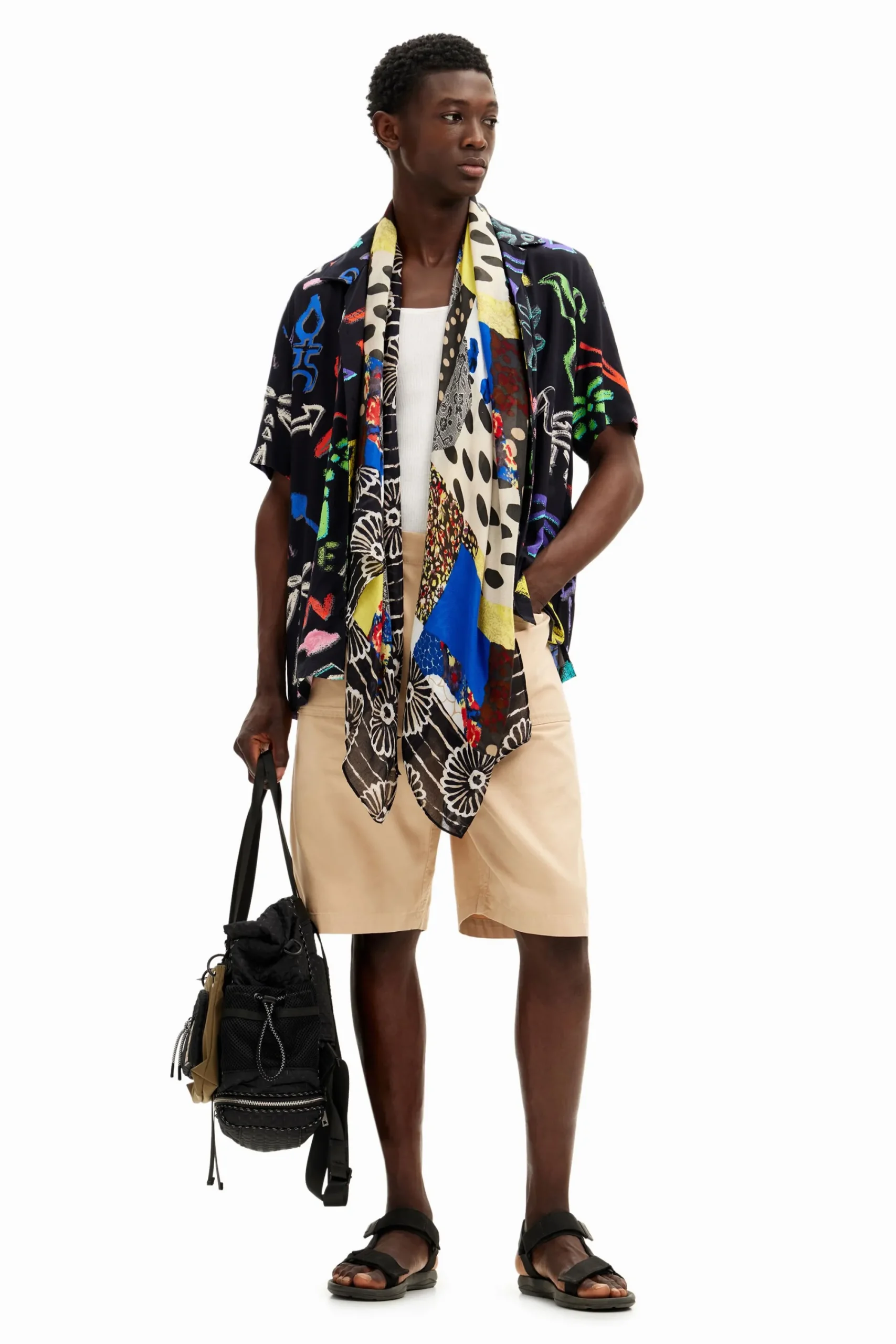 Camisetas|Camisas-Desigual Camisa motivos artísticos