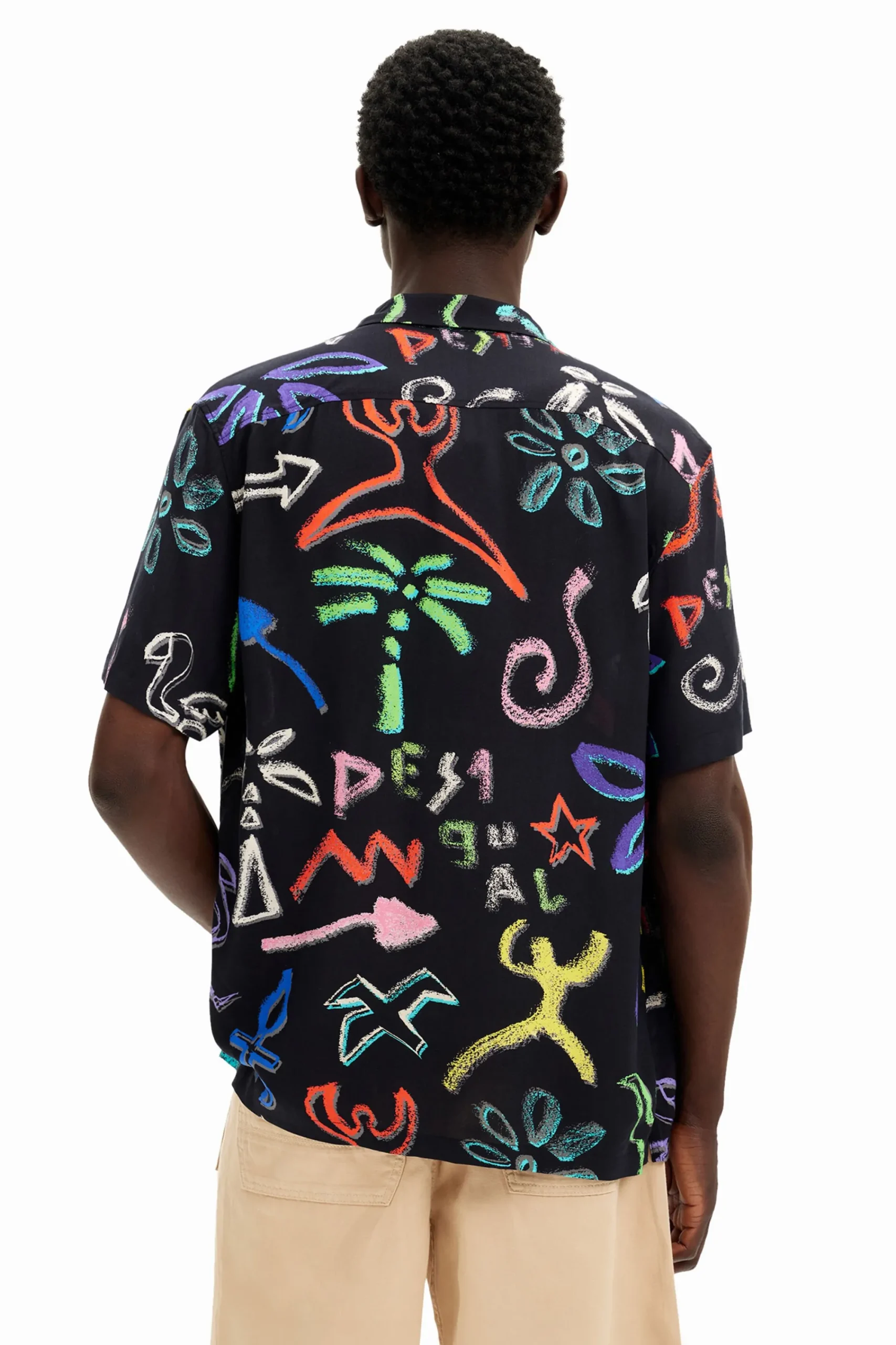 Camisetas|Camisas-Desigual Camisa motivos artísticos
