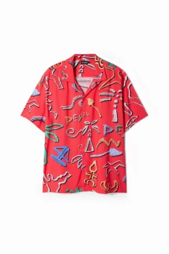 Camisetas|Camisas-Desigual Camisa motivos artísticos