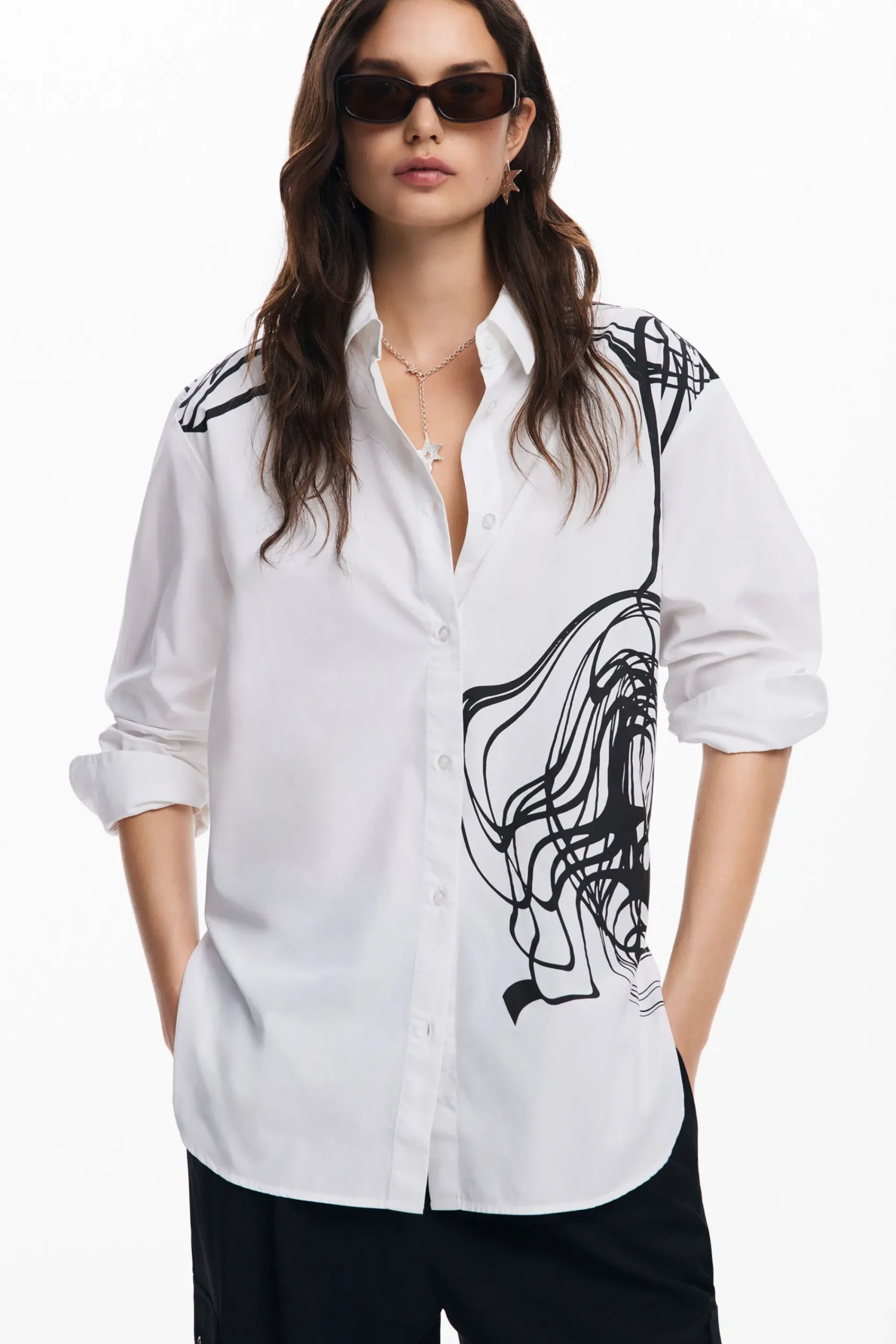 Camisas Y Blusas-Desigual Camisa oversize M.Christian Lacroix