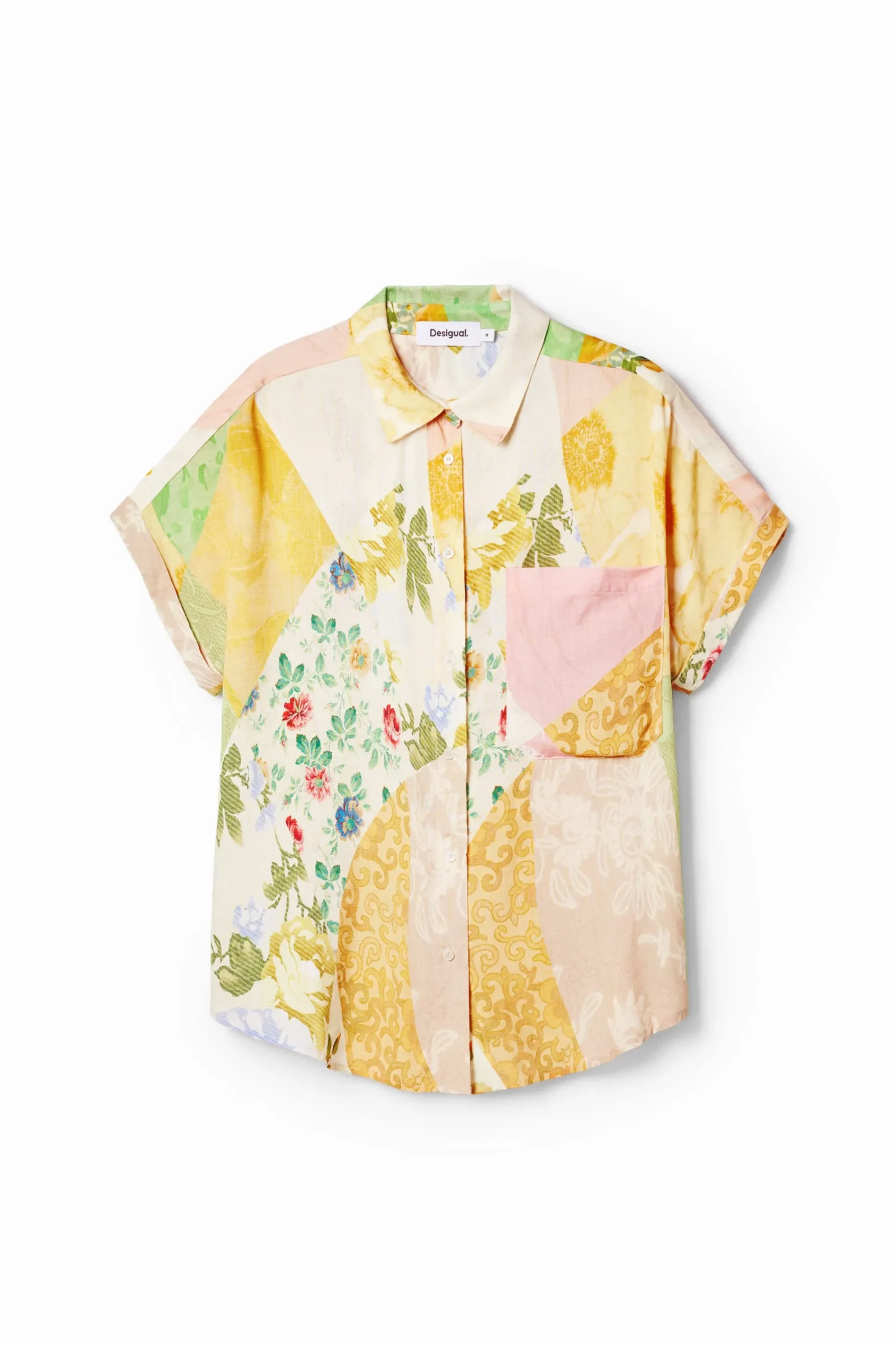 Camisas Y Blusas-Desigual Camisa parcheado floral