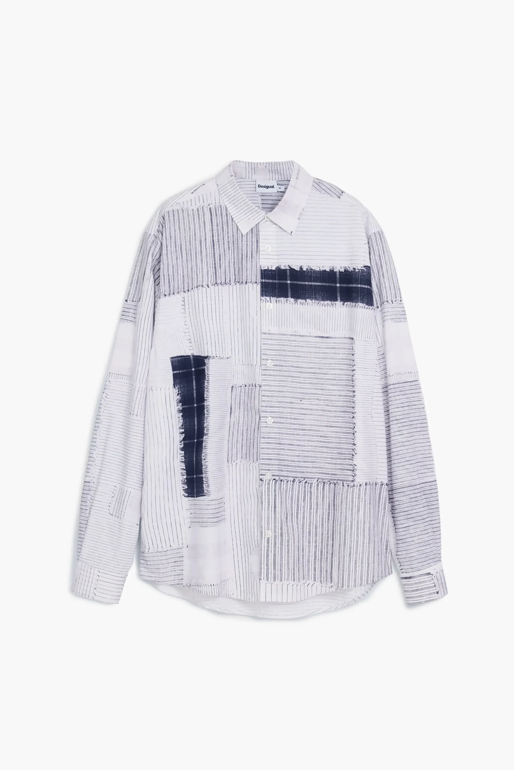 Camisetas|Camisas-Desigual Camisa patchwork