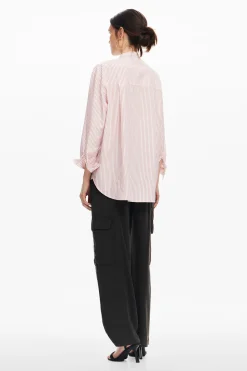 Camisas Y Blusas-Desigual Camisa rayas flores