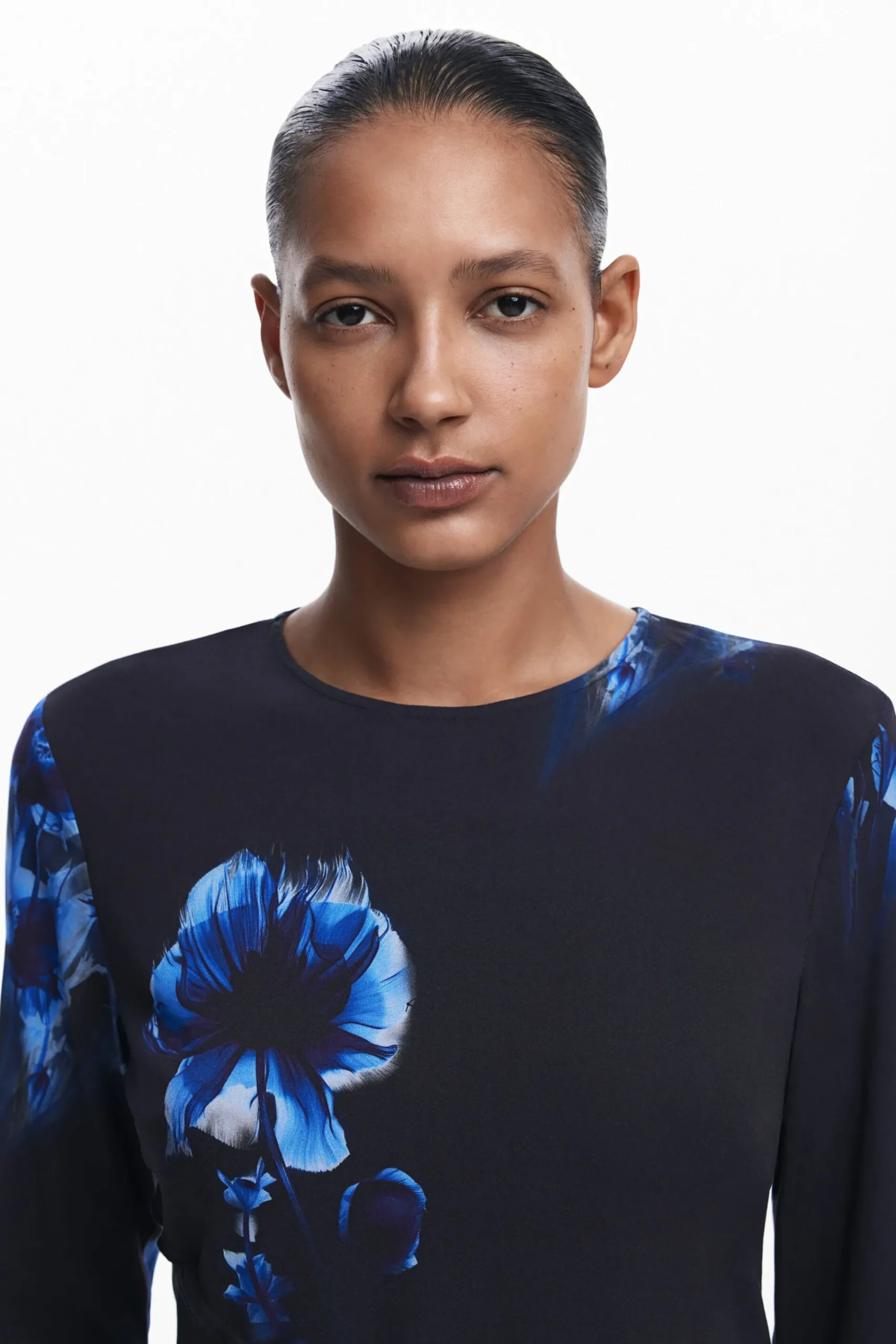 Camisas Y Blusas-Desigual Camiseta asimétrica