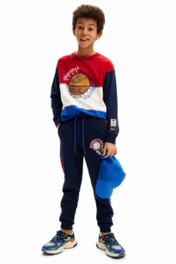 Camisetas Y Camisas-Desigual Camiseta baloncesto tricolor