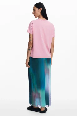 Camisas Y Blusas|Camisetas-Desigual Camiseta brillantes