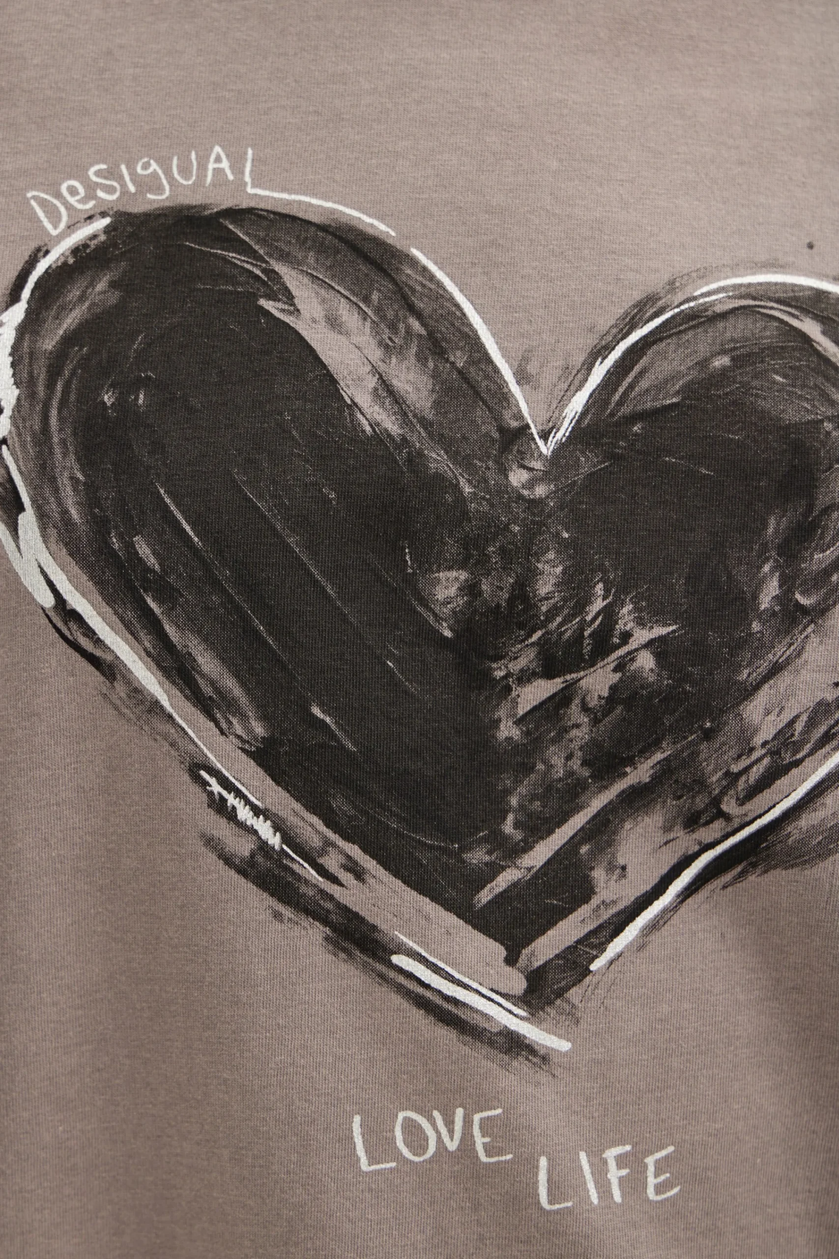 Camisas Y Blusas|Camisetas-Desigual Camiseta básica corazón