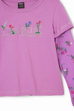 Camisetas Y Camisas-Desigual Camiseta combinada
