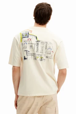 Camisetas-Desigual Camiseta con ilustración
